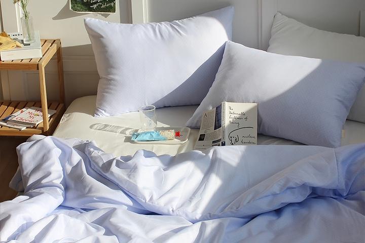 듀드랍 도트 사계절 무봉제 차렵이불세트 SS/Q 7colors