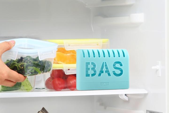 [10%쿠폰] 냉장고 탈취제 + 리필 1개(3개입) /김치냄새 음식냄새 제거