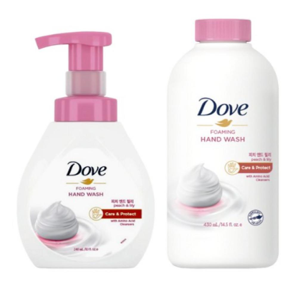 도브 포밍 핸드워시 피치앤드릴리 240ml+리필430ml