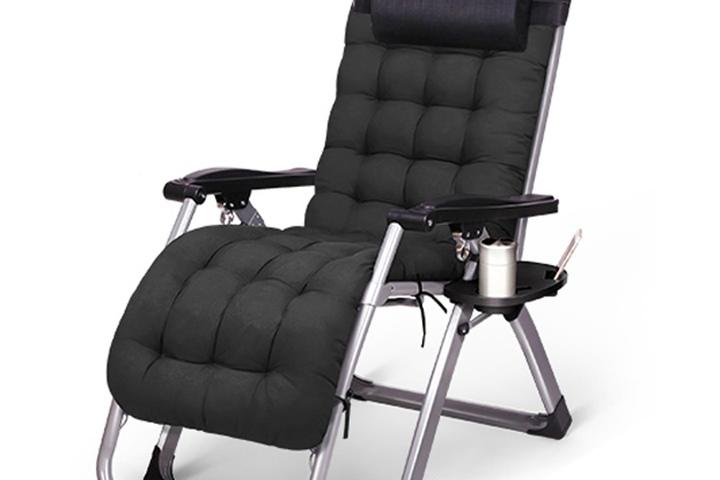 콘티고 무중력 의자 접이식 리클라이너 낮잠 수면 휴식 1인용 안락 쿠션세트의자