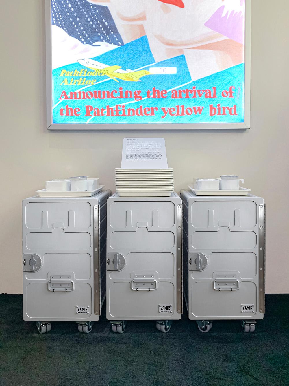 Aluminium air cabinet trolley (알루미늄 항공 캐비넷 트롤리 L)