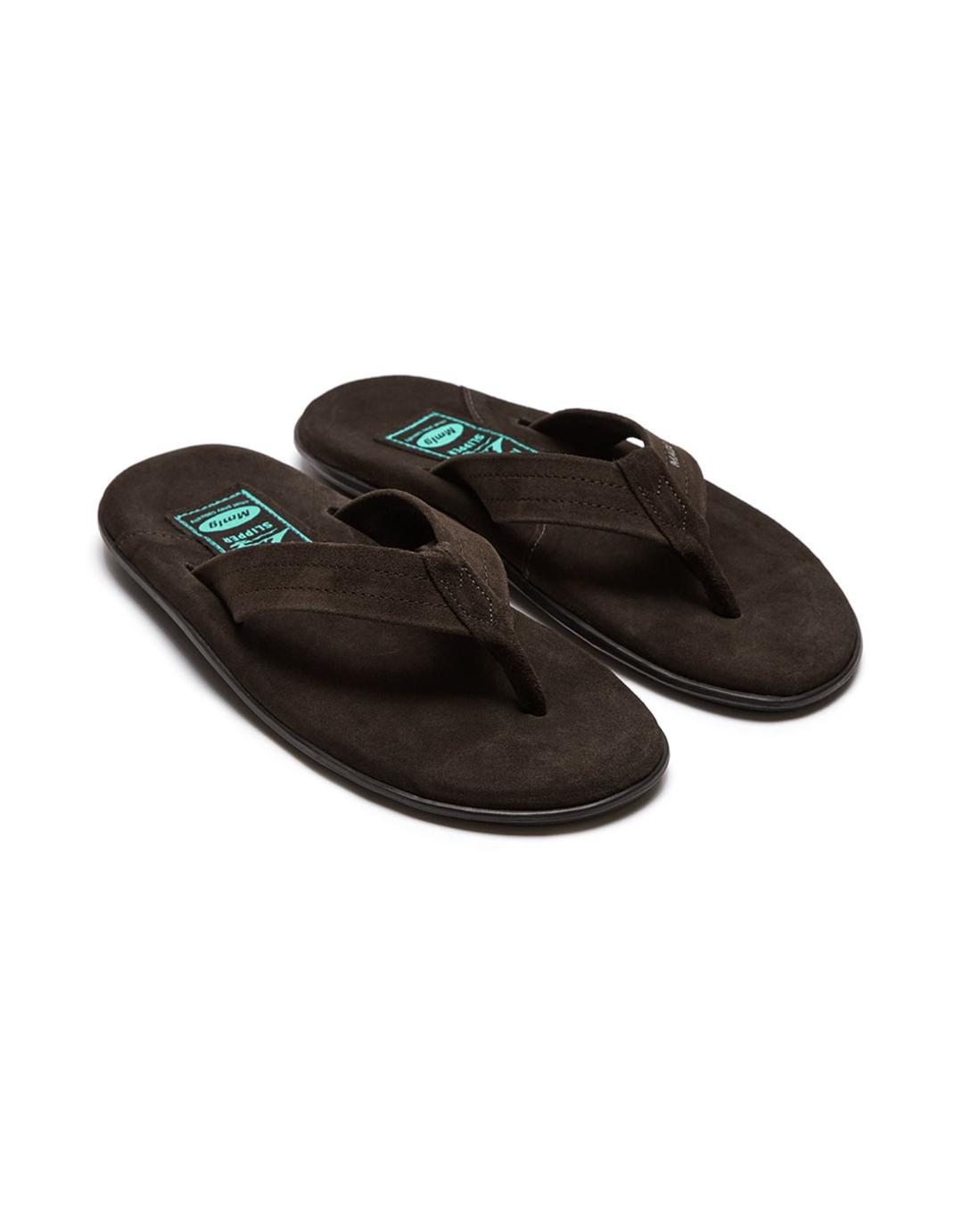 [Mmlg] MMLG ISLAND SLIPPER (BROWN)
