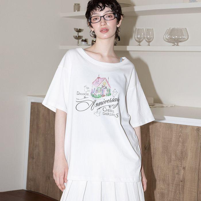 VINTAGE HOUSE OVERSIZE T-SHIRT