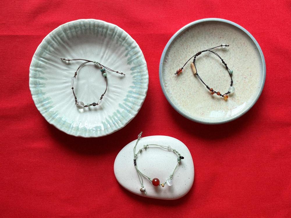 [모지] 5월 원석 매듭 팔찌