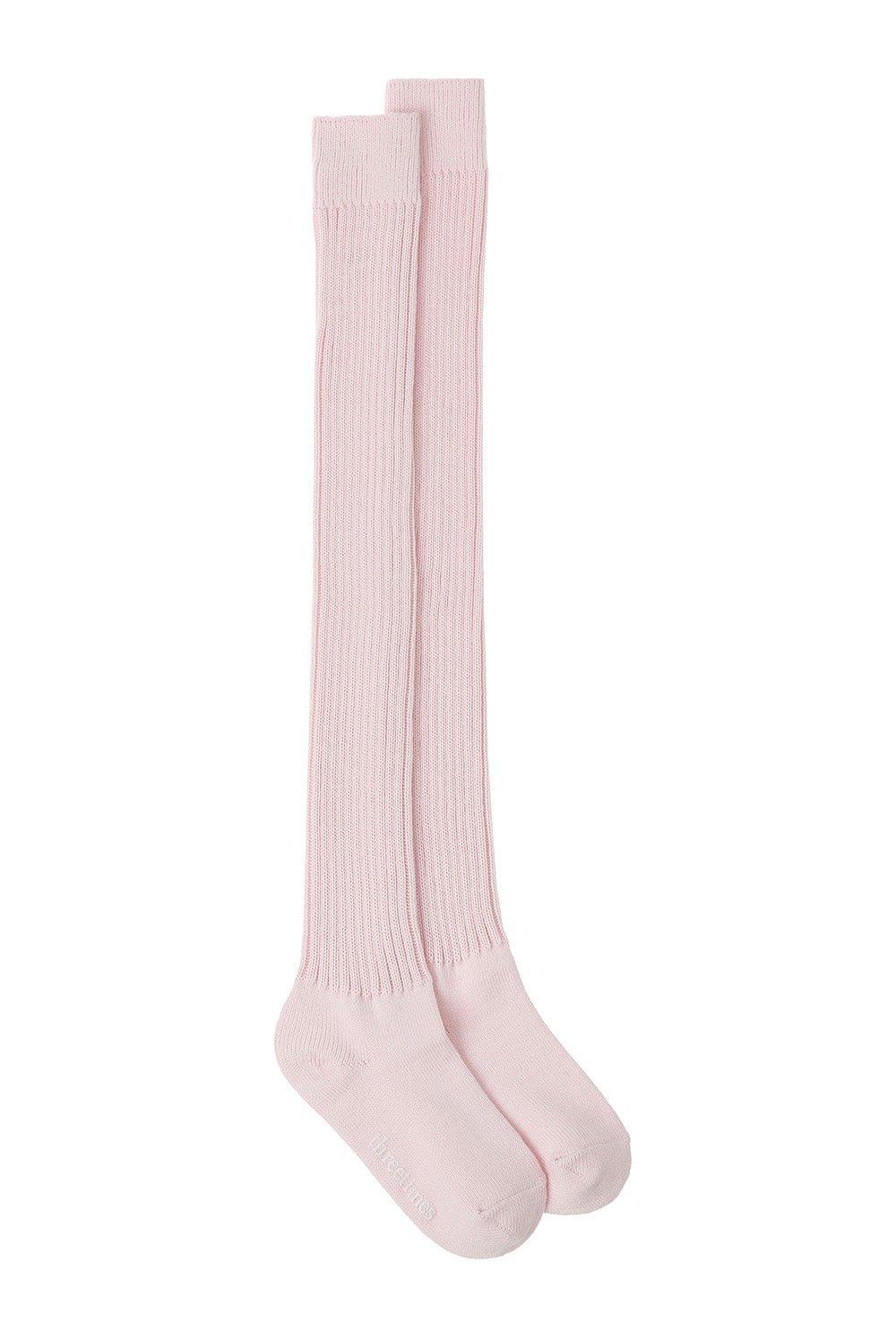 Knit over knee socks