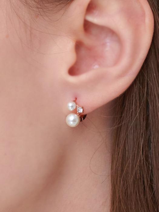 14K GF 진주 원터치 귀걸이 ELGPEE215