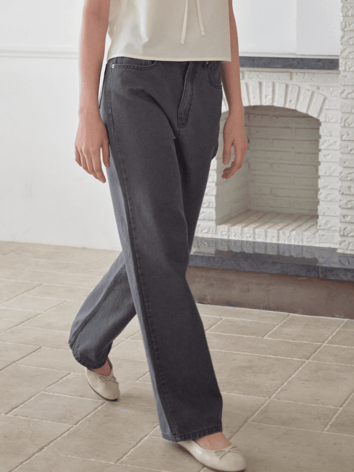 Bio Relaxed Fit Denim (Charcoal)