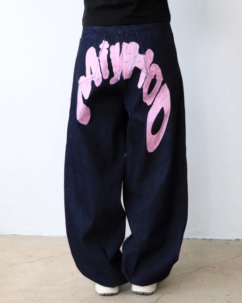 VINTAGE WASHING JEANS PINK