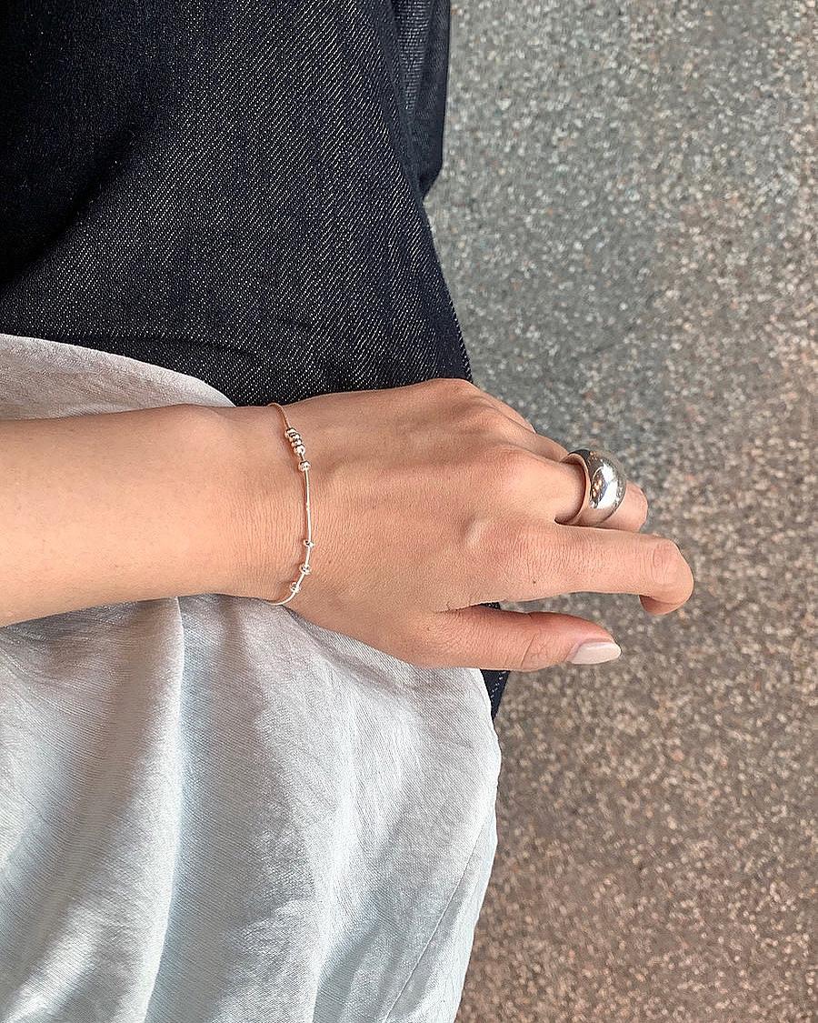 (silver925) Smooth dome ring *silver