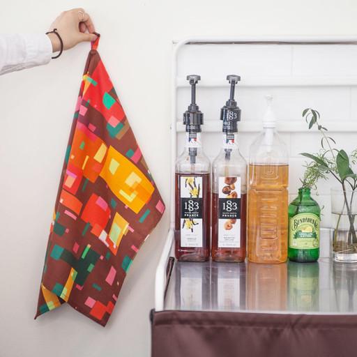 <패브릭 시리즈> 조각보패턴 키친클로스(티타올)