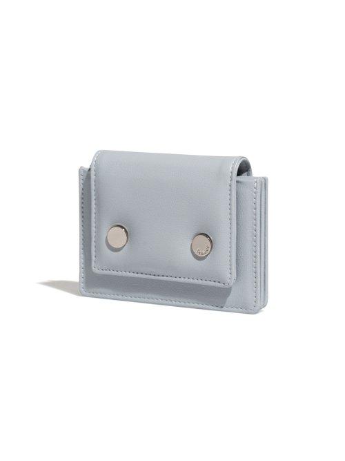 CIRCLE PADDING ACCORDION POCKET - MID GREY