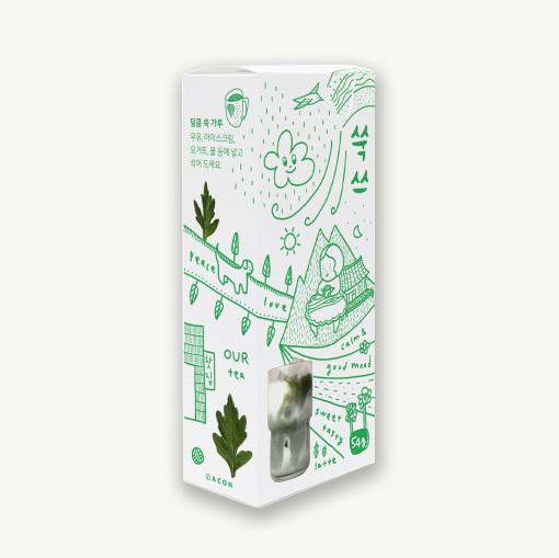 [ACOH] 쑥쓰스틱 달콤 쑥 가루 (6포) 쑥라떼 국내산 쑥가루