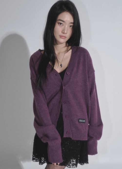 HAPPER CARDIGAN / PURPLE