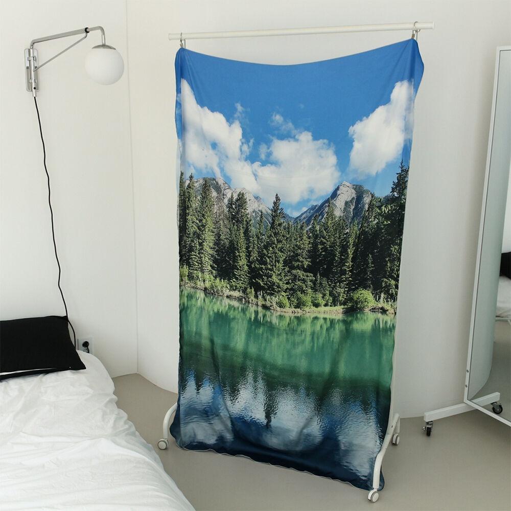 패브릭포스터 대형 가림막 커튼 01_Moraine Lake (120x180)