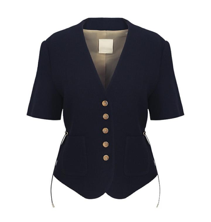 [티몬] 데코/반팔 허리 스트링 숏 자켓 FDJKB3801W/롯데백화점