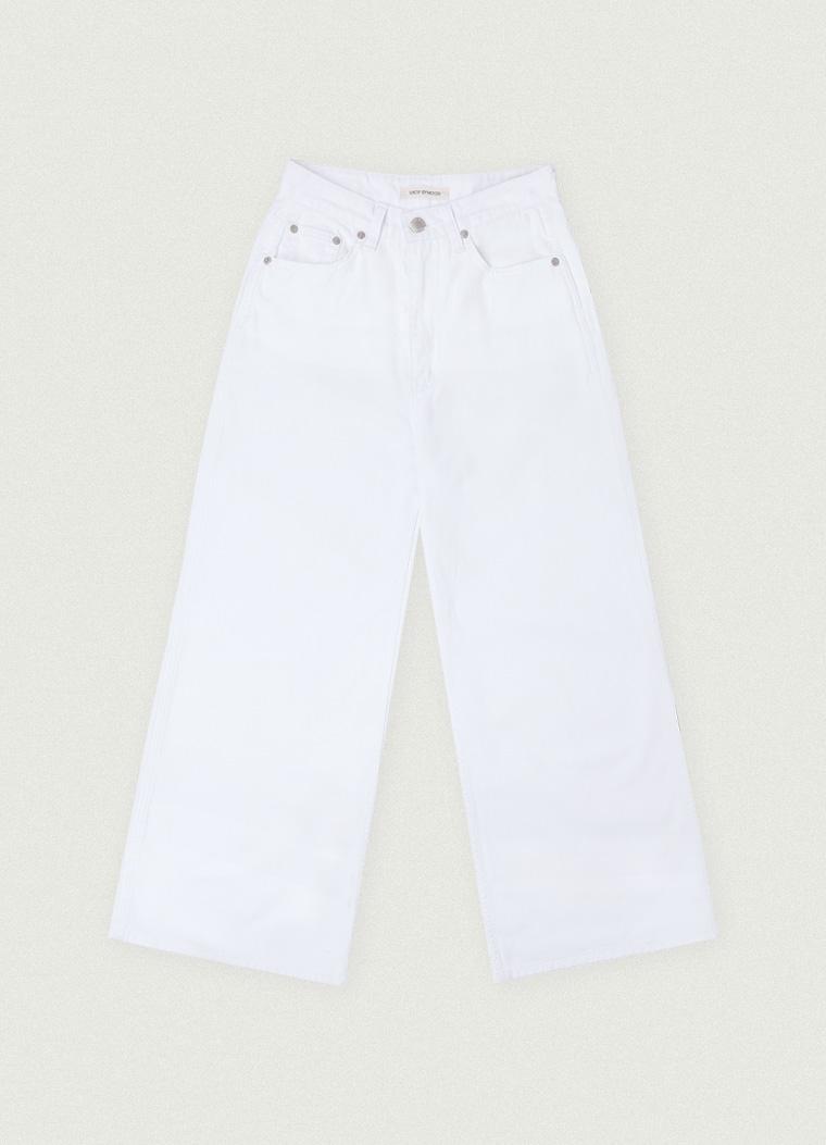 Egg Wide Denim [white]