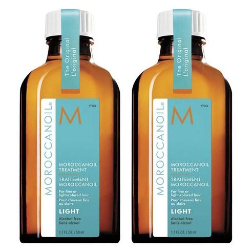 모로칸오일 트리트먼트 오일 라이트, 50ml, 2개 - 헤어오일 | 쿠팡