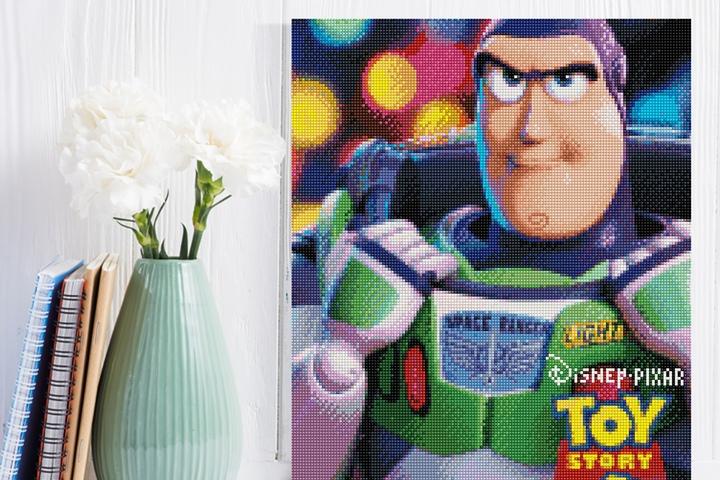 디즈니 픽사 토이스토리4 DIY 보석십자수_인테리어 캔버스 액자