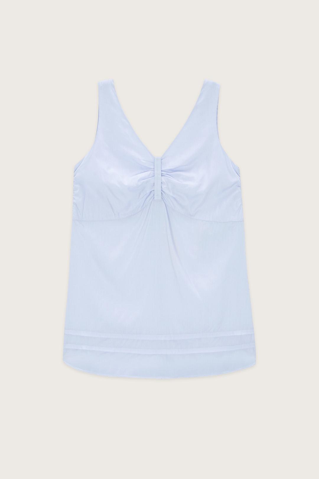 Ribbon Tie Sleeveless (Sky Blue)