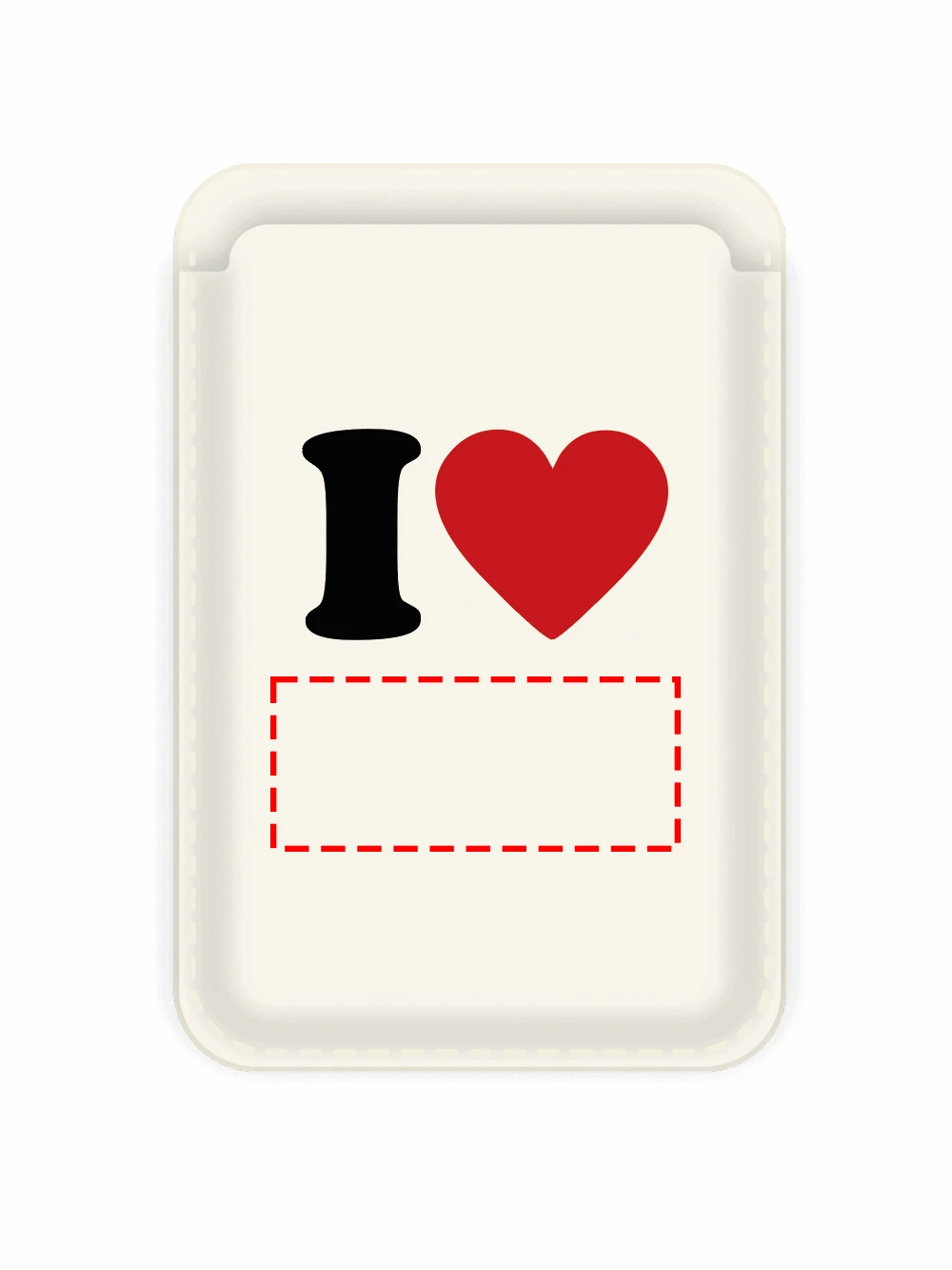 [custom] I LOVE ~ magsafe card wallet