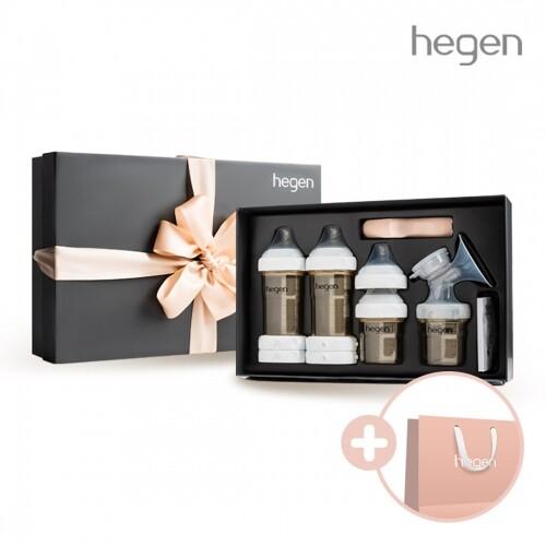 헤겐 수유 선물세트 (수동유축기 포함) (쇼핑백 포함) ★60ML 젖병 증정