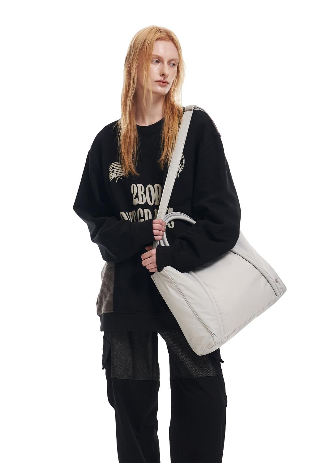 CHUBBY PADDED BAG GREY