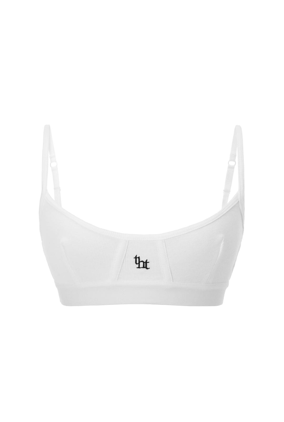 Rib logo bralette