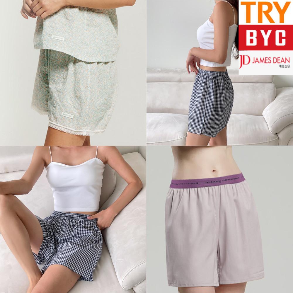 TRY BYC 제임스딘 여자트렁크 사각팬티 여성박서