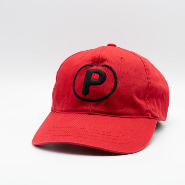 VINTAGE POLO SPORT CIRCLE LOGO RED HAT