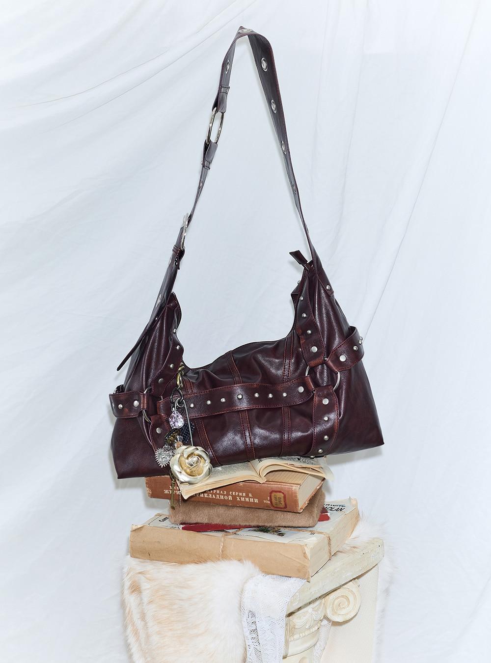 Urban Stud Crossbody Shoulder Bag (3color)