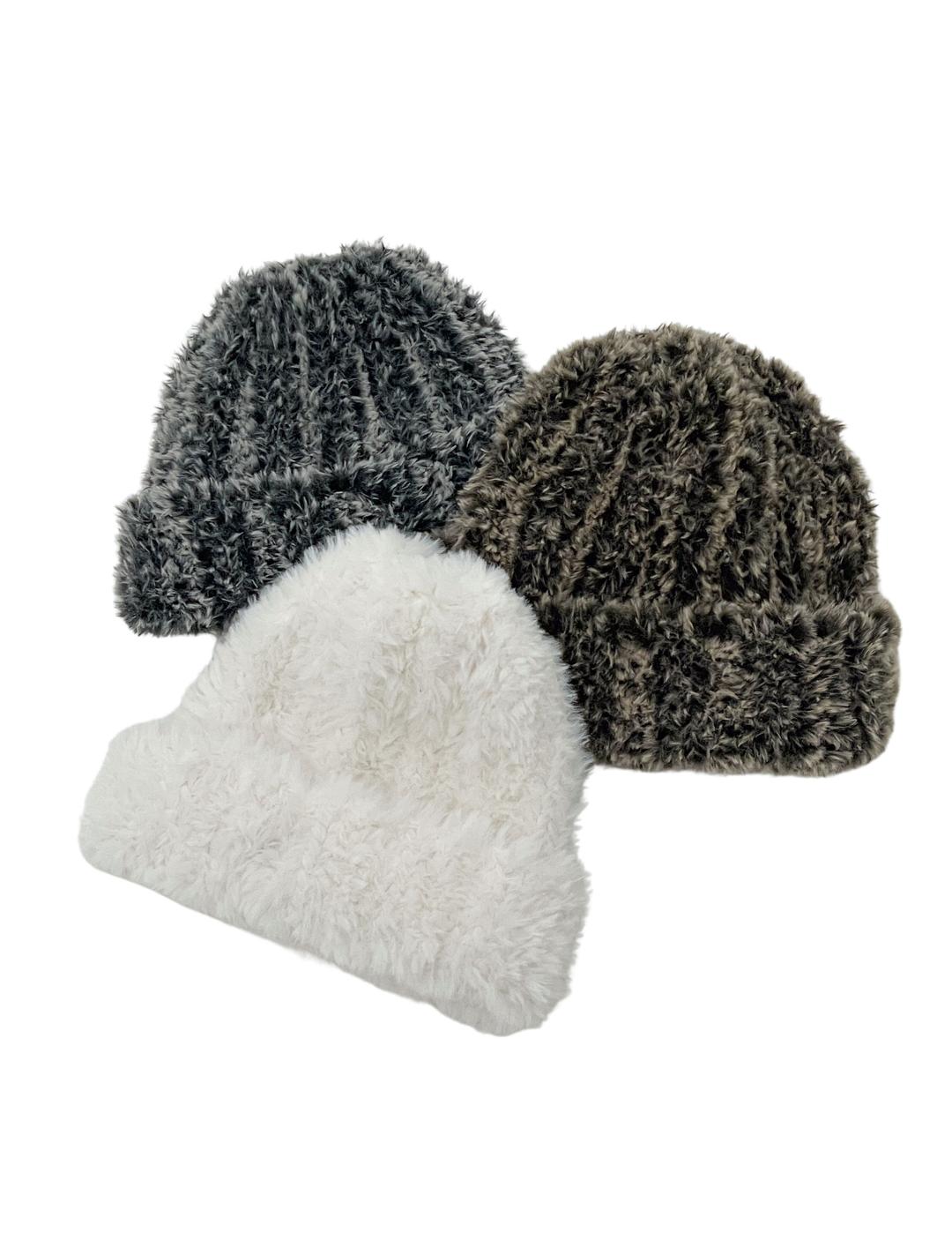 fur beanie