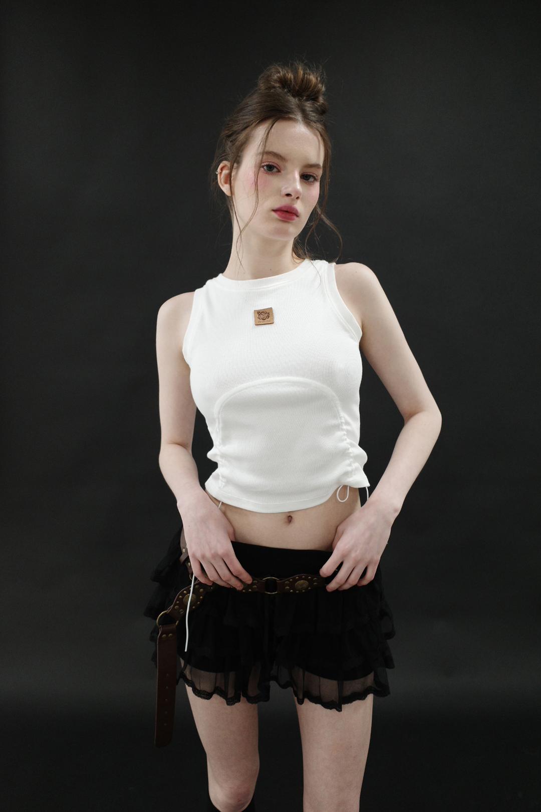 [1st Pre-order] TUNNEL LOGO SLEEVELESS (WH) 3/19~ 결제순 발송예정