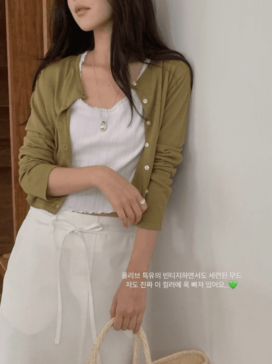 제제마켓 (살안타템/여름가디건) 미엘 린넨 가디건