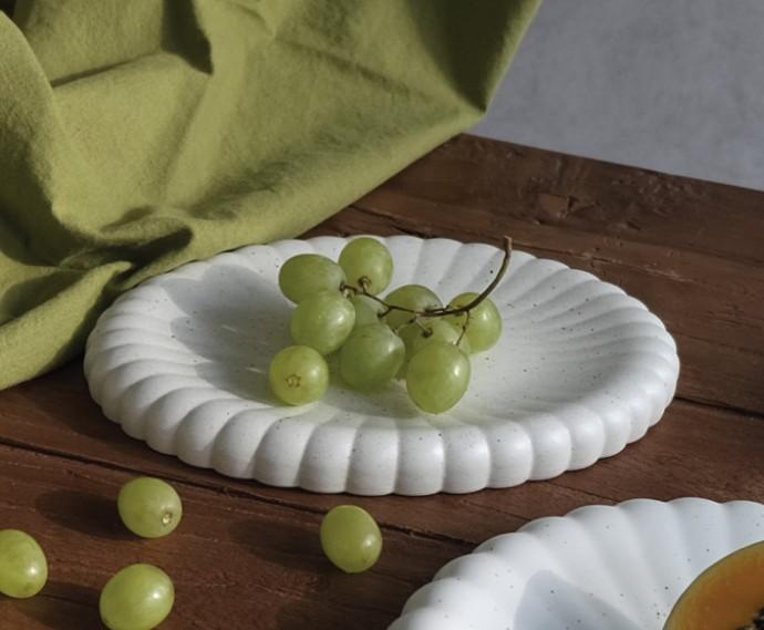 [인소일] 블루밍 양면접시 _ 오발접시, 브런치접시, 디저트접시