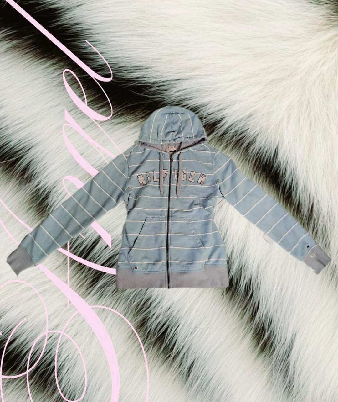 Y2K 타미힐피거 스프라이트 후드집업 스카이블루 M | 후루츠패밀리