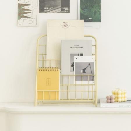 이런 상품 어때요? 소프시스 크림 티니 3단 매거진랙