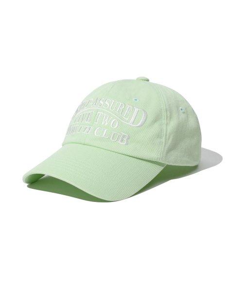 SELF-ASSURED WASHED BALL CAP [GREEN]