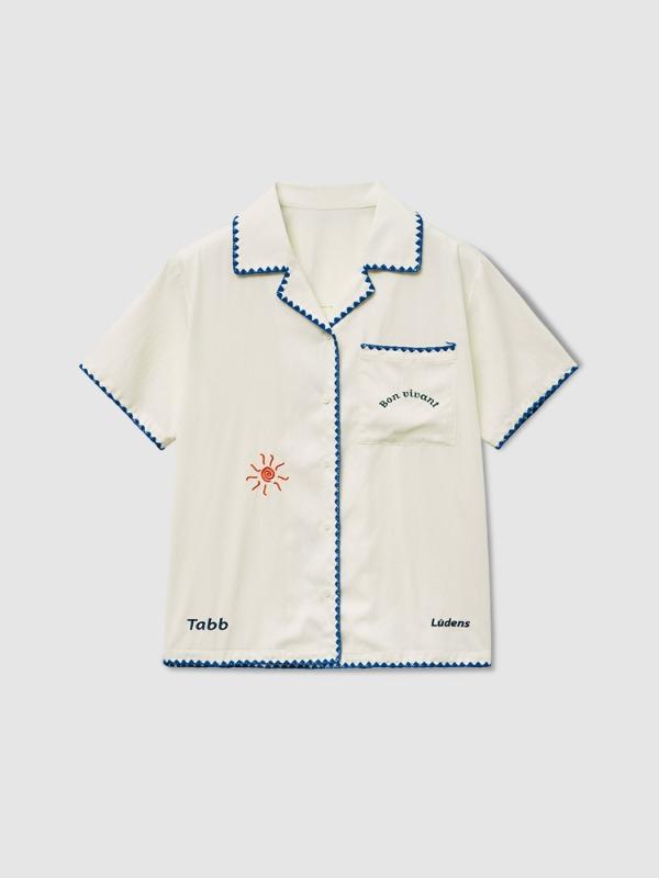 Ludens Open Collar Shirt