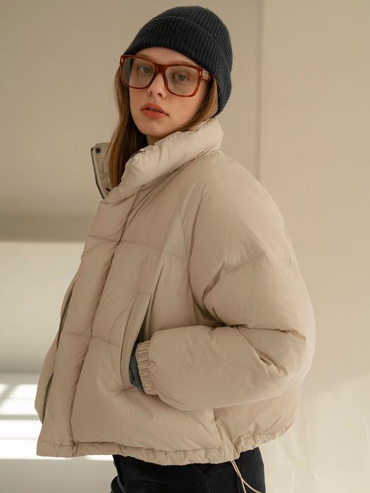 [단독]SI OT 4010 Duckdown crop PD_Light beige