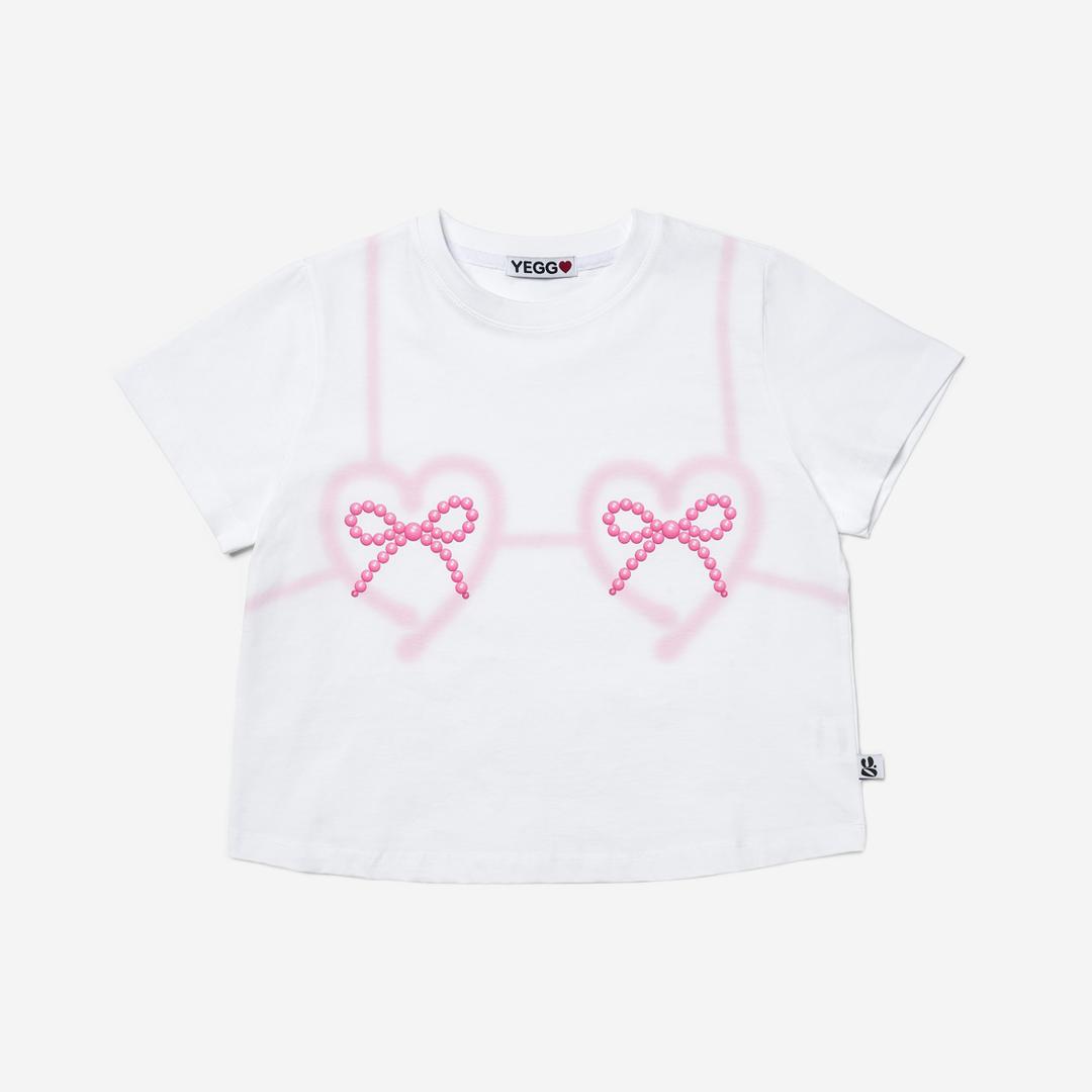 Bikini T-shirt ( White )