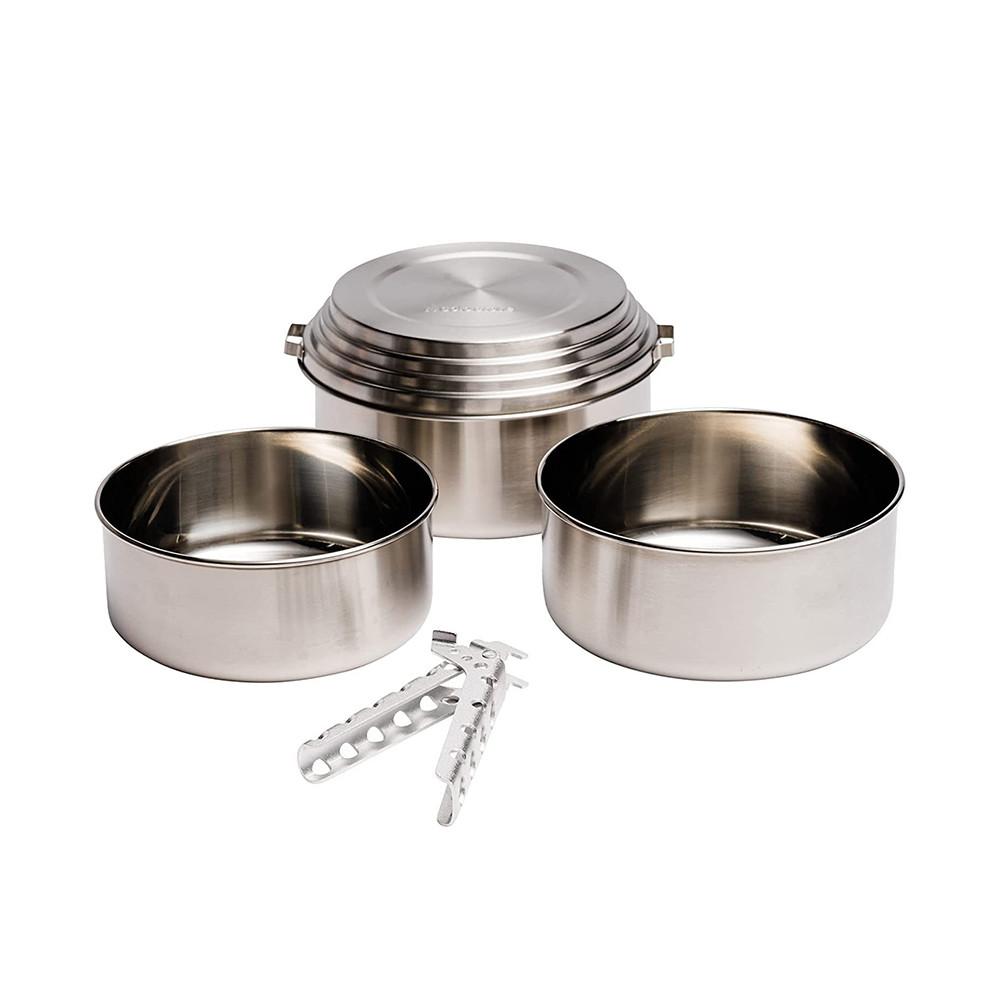 솔로스토브 냄비세트 스테인레스 캠핑냄비 3개세트 그리퍼포함 부시크래프트