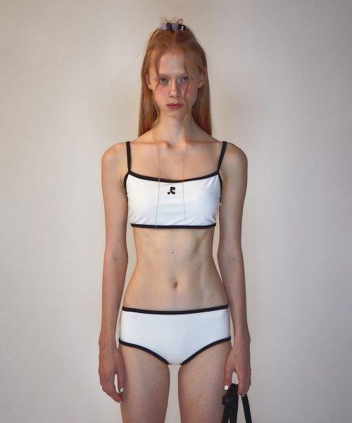 RR LOGO BIKINI WHITE