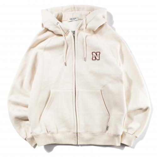 DW N로고 후드집업 - 아이보리