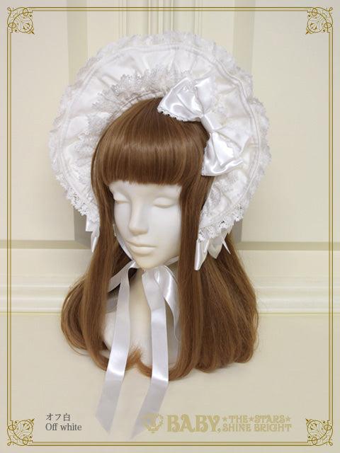 Rose Doll Half Bonnet - オフ白 White