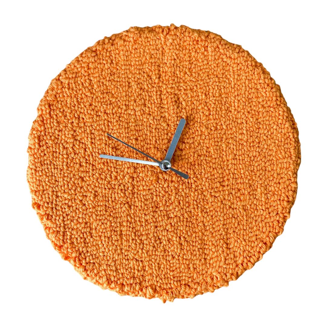 모던 무소음 터프팅 벽시계│modern silent tufting wall clock