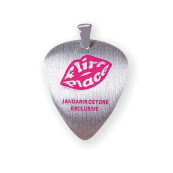 "pick me" necklace (pink)