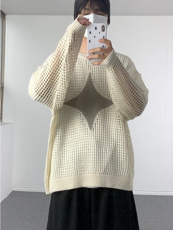 star punching knit (3color)