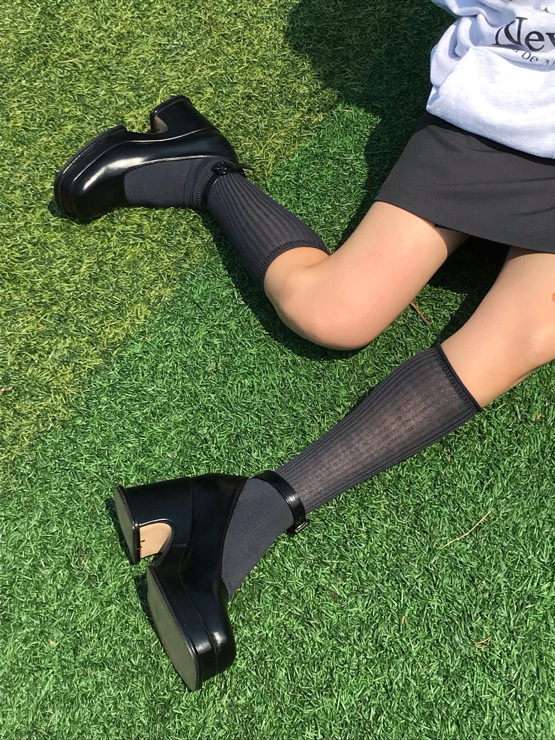 [히피디피] 모네 플랫폼 힐 (black)