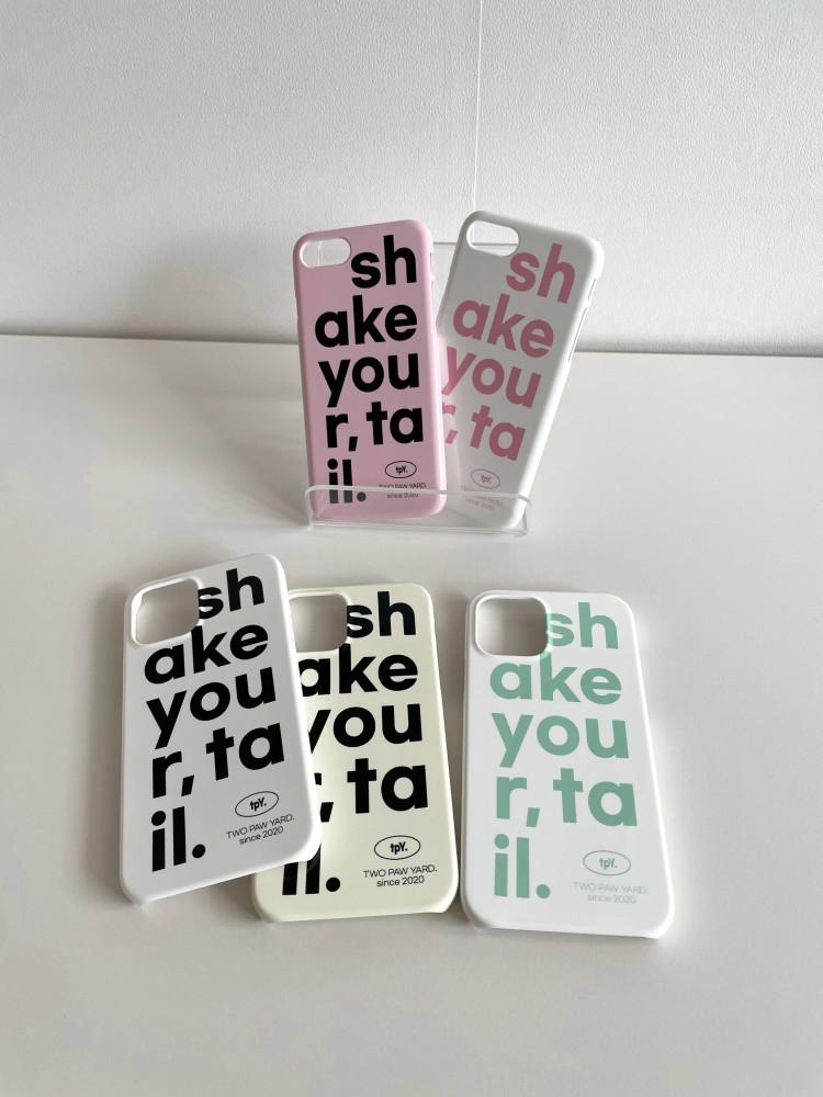 tpy letter phone case / 유광하드