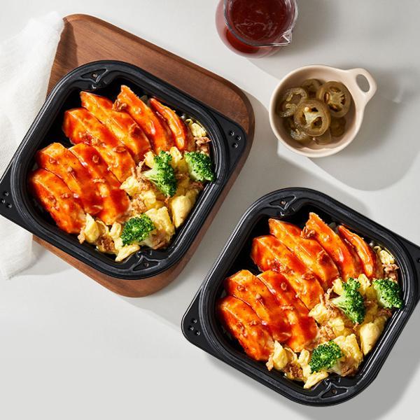 [특가기획] 비비드키친 양념치킨 닭가슴살 저당도시락(2입) x 2개